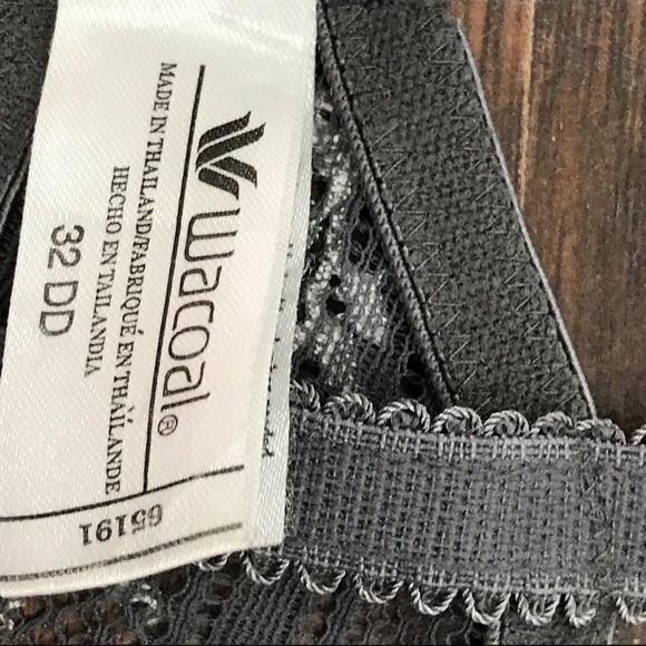 {Wacoal} Floral Unlined Pushup Bra - Picture 4 of 6